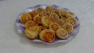 Girelle di pasta sfoglia  Finger Food [upl. by Coney]