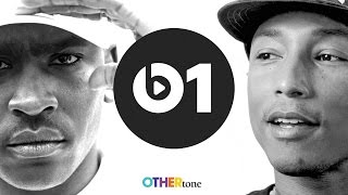 Skepta x OthertonePharrell Williams Beats 1  Full interview  Freestyle rare [upl. by Akimyt106]