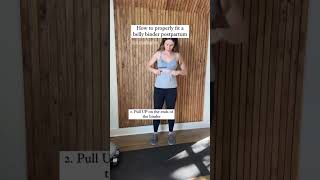 How to properly fit your belly binder postpartum shorts postpartum postpartumhealth [upl. by Akcimehs]