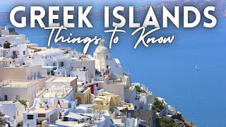 Greek Islands Travel Guide Things To Know Visiting Islands in Greece [upl. by Gale]