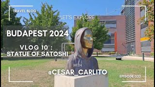 Découverte de la statue de Satoshi Nakamoto  Symbole du Bitcoin et de la Blockchain [upl. by Hijoung]