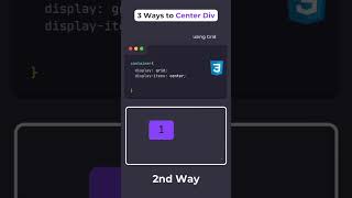 3 Ways to Center a Div Using CSS Flexbox [upl. by Corena]