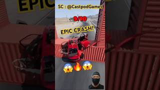 EPIC SHOW 😱 Cars VS Containers 🔥🔥 beamngdrive gaming automobile beamng car fyp [upl. by Twedy418]