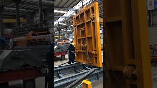 How to install steel wire rope for Kerbstone granite cutting machine line slicing machine edge cut [upl. by Euf]