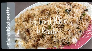 Egg Fried Rice  Chinese Takeaway Style [upl. by Gundry]