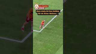 Beşiktaş maçı sonrası Victor Nelsson 🎥 Sercan Şekerci shorts galatasaray [upl. by Enidlareg649]