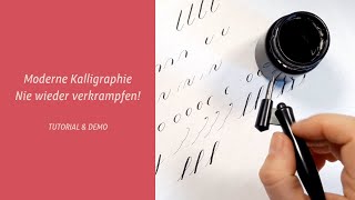 Nie wieder verkrampfen beim Kalligraphie schreiben [upl. by Nisior]