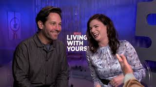 Living With Yourself Paul Rudd amp Aisling Bea Interview [upl. by Karub]