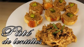 Pâté de lentilles exquis 🤗  VEGAN [upl. by Dinse303]