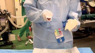 Donning a Surgical Gown amp Closed Gloving [upl. by Best]