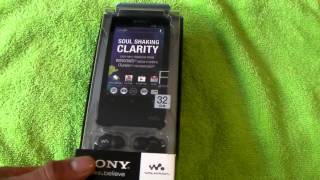 Sony NWZF806 32GB Walkman MP3 Player Android [upl. by Ashelman]