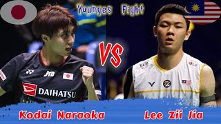 Badminton Kodai Naraoka JAPAN vs MALAYSIA Lee Zii Jia All England Open [upl. by Spiegel]