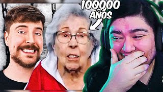 YTPH ¡Secuestré a 100 Personas de 1 a 100000000 Años  MrBeast  GoDFreddY  REACCION [upl. by Jermaine]