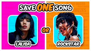 SAVE ONE SONG KPOP EDITION  KPOP QUIZ 2024 [upl. by Aritak]