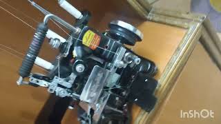 overlock machinedetailscloth stitching Chaitra Appu vlogs [upl. by Patrice]