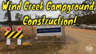 Wind Creek Campground Construction [upl. by Adyan]