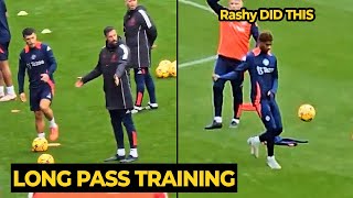 Van Nistelrooy trained long passes in final training ahead West Ham look Rashford skills [upl. by Yawnoc]