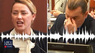 All Audio Recordings Played in Johnny Depp amp Amber Heard Defamation Trial So Far [upl. by Nuawaj]