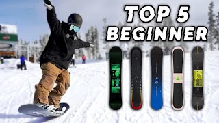 Top 5 Beginner Snowboards 2024  Board Archive [upl. by Lunt]