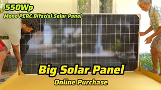 Waaree Mono PERC Bifacial Solar Panel online purchase  WAAREE 550Wp Solar Panel [upl. by Moynahan263]