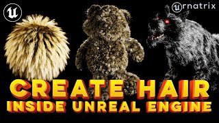 Create Hair and Fur Directly in Unreal Engine using the Ornatrix Plugin [upl. by Reifnnej]