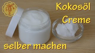 KokosölCreme selber machen  für jugendliche Haut [upl. by Fianna352]