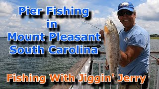 Pier Fishing in Mount Pleasant South Carolina [upl. by Yreffeg]