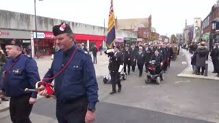 Loughborough Town Remembrance Day Parade 2024 [upl. by Immac]