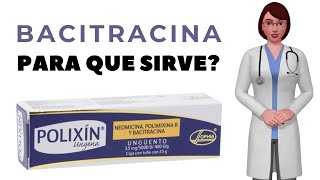 bacitracina para qué sirve cuándo y cómo usar bacitracina crema [upl. by Madlen]