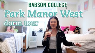 Step inside Park Manor West Babson College DORM TOUR [upl. by Navaj192]