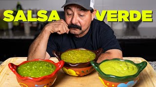 Salsa Verde Secrets The 3 Most Popular amp Delicious Recipes Jalapeño Tomatillo  Guacamole [upl. by O'Gowan]