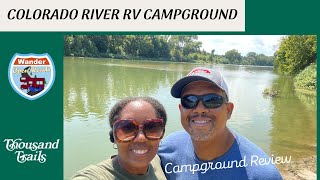 Thousand Trails Colorado River RV Campground Review Columbus Texas  HoustonSan Antonio Camping [upl. by Urion]