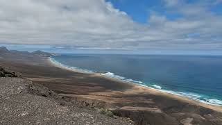 Fuerteventura cycling Climbing to Mirador de los Canarios  4K [upl. by Nallaf]