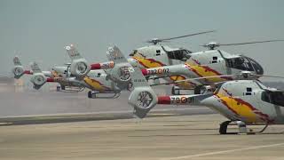 MORON AIR BASE AIRSHOW 2023 PATRULLA ASPA [upl. by Novrej29]