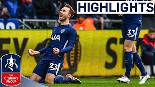 Eriksen Brace puts Spurs in the Semi  Swansea 03 Tottenham  Emirates FA Cup 201718 [upl. by Azilef]