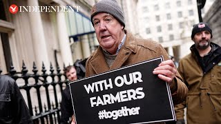 Jeremy Clarkson joins farmers tractor tax protest in Westminster [upl. by Elisabetta168]