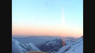 Super Cub landing on windy mt top [upl. by Maiocco]