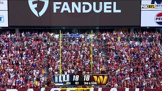 COMMANDERS 21 GIANTS 18  Full Highlights From the Home Opener Win  NFL Week 2 [upl. by Silvers]