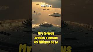 Mysterious drones swarmed over US military base for 17 days Part 1 shorts status [upl. by Enomed422]