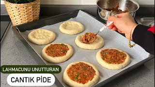 LAHMACUNU UNUTTURAN PİDE 😍 Cantık Tarifi kahvaltılıktarifler hamurişi pide [upl. by Runkel]