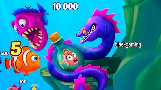 Fishdom Ads mani game Hungry fish 63 new update Trailer fishdom Video [upl. by Atarman]