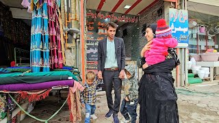 Life in the village tourism tour and shopping for winter clothes in Pars family vlogvideo [upl. by Suivatnod]