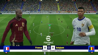 eFootball™ 2025  🇲🇫 France 🆚 🇧🇪 Belgium  v410 [upl. by Acimehs]