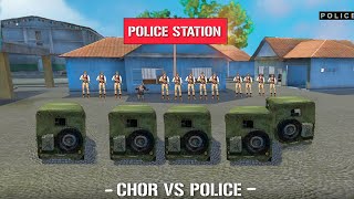 पुलिस को चुना  Chor Vs Police  Free fire short story  Kar98 Army [upl. by Aihsiym]