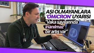 Profesör İlk DefaAçıkladı Aşı Olanlarda Omicron Akciğere İnmiyor [upl. by Neeluj]