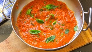 Basic Tomato Sauce from fresh San Marzano  Flavor Quotient [upl. by Nyrb447]