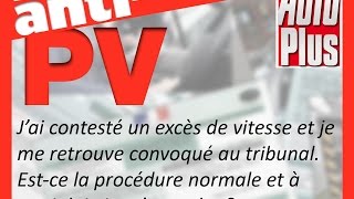 Convoquer au tribunal pour excès de vitesse  comment se préparer [upl. by Justina]