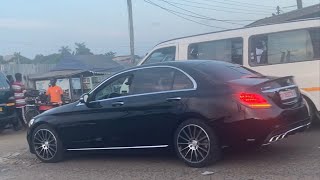 Mercedes Benz C300 ☸wheel spin amp chrome accents [upl. by Wivina]