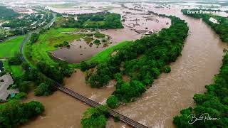 Flooding and crocodile sightings after cyclone in Australia [upl. by Ayihsa]