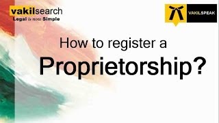 How to Register a Proprietorship Firm [upl. by Akeem]